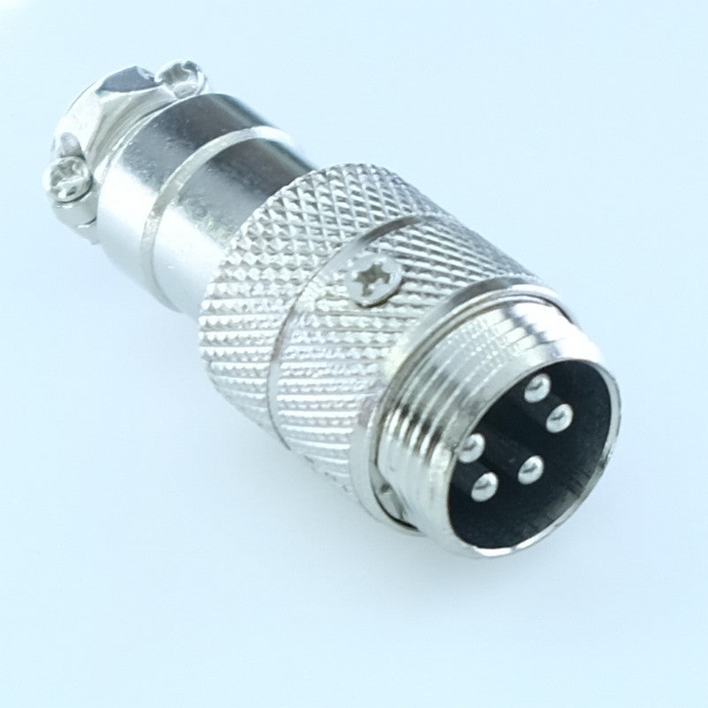 Fiche 5 broches mâle microphone radio - Distri-Compo
