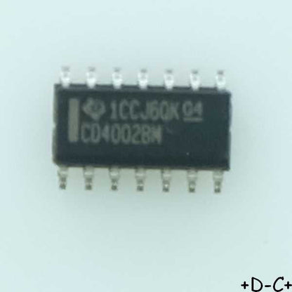 CD4002BM Dual 4-Input Nor Gate SO-14 Texas RoHS
