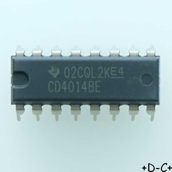 CD4014BE CMOS 8-Stage Static Shift  DIP-16 Texas RoHS