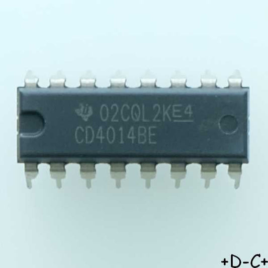 CD4014BE CMOS 8-Stage Static Shift  DIP-16 Texas RoHS