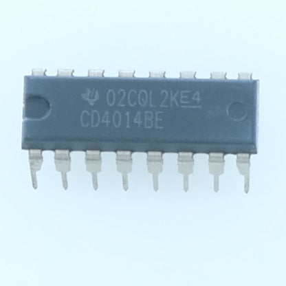 CD4014BE CMOS Registre à décalage à 8 étages DIP-16 Texas