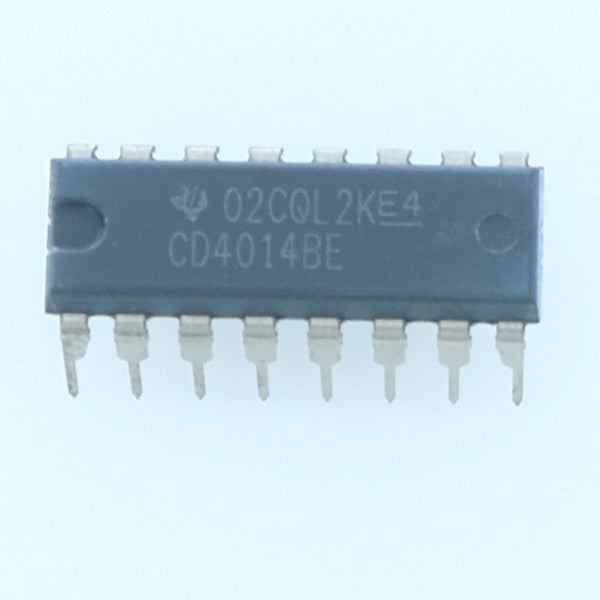 CD4014BE CMOS Registre à décalage à 8 étages DIP-16 Texas