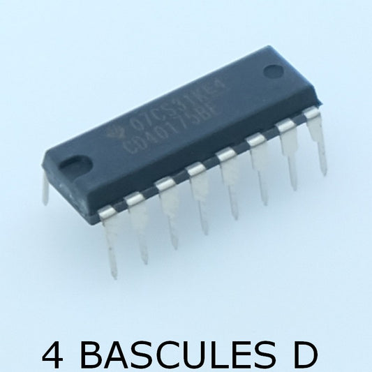 CD40175BE Flip Flop D-Type Bus Interface DIP-16 Texas