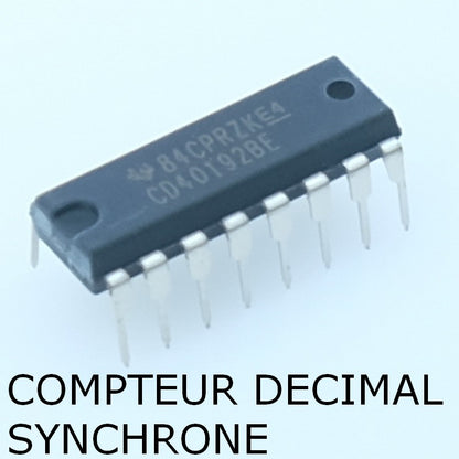 CD40192BE CMOS Compteur BCD synchrone 4 bits DIP-16 Texas Instruments