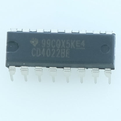 CD4022BE Counter Divider Single 4-Bit Octal DIP-16 Texas