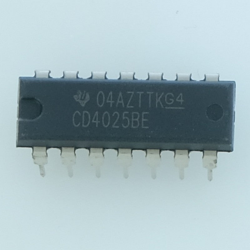CD4025BE CMOS 3 portes NOR à 3 entrées DIP-14 Texas Instruments