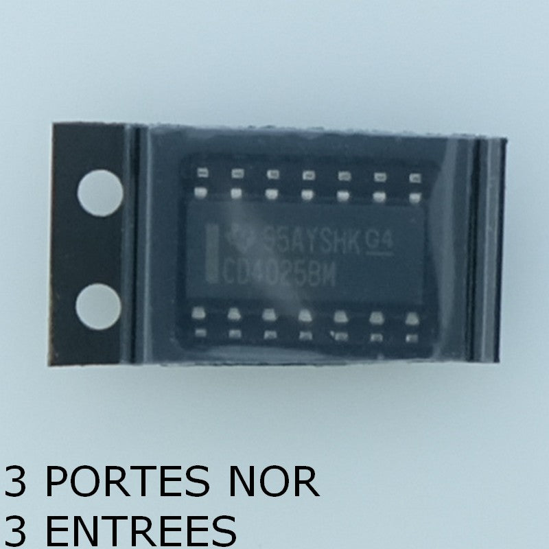 CD4025BM CMOS Triple 3-Input NOR Gate SO-14 Texas - Distri-Compo