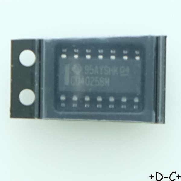 CD4025BM CMOS Triple 3-Input NOR Gate SO-14 Texas RoHS