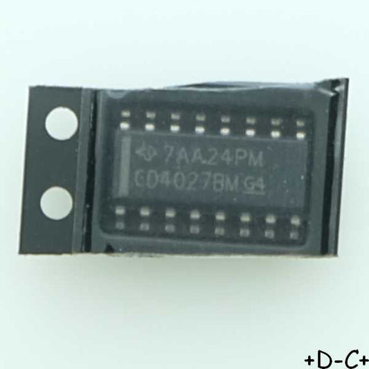 CD4027BM CMOS Dual J-K Master-Slave Flip-Flop SO-16 Texas RoHS
