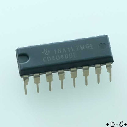 CD4040BE CMOS Binary Counter/Divider DIP-16 Texas RoHS