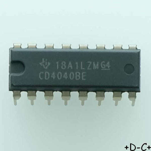 CD4040BE CMOS Binary Counter/Divider DIP-16 Texas RoHS