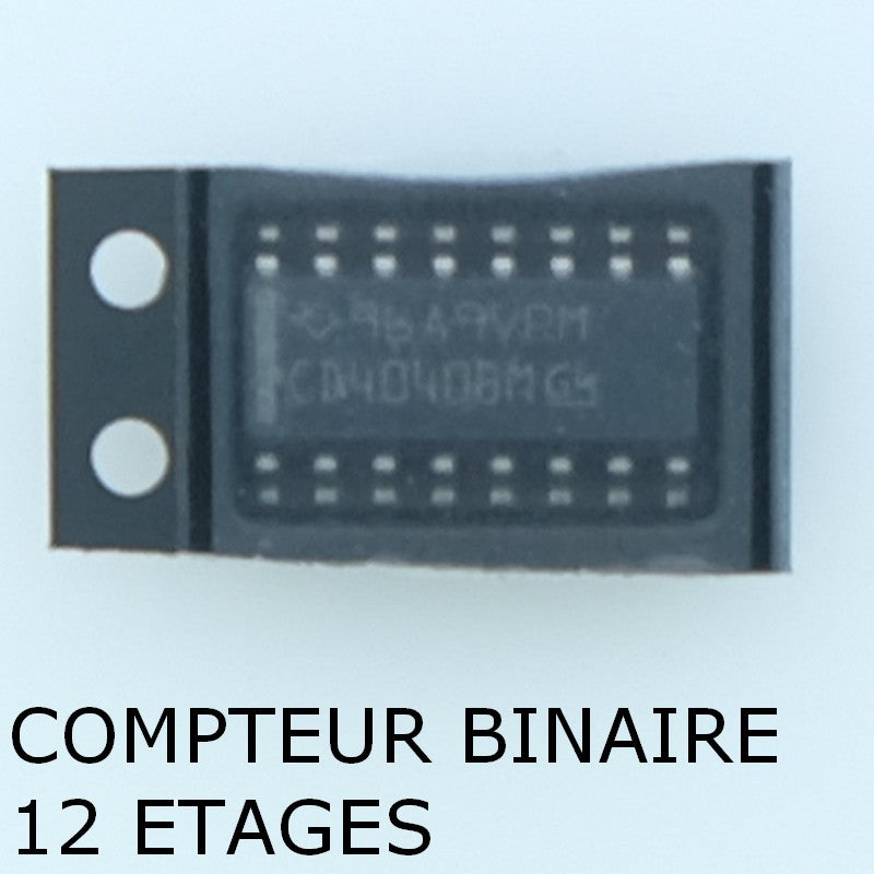 CD4040BM CMOS 12-Stage Ripple-Carry Binary Counter/Divider SO-16 Texas Ro - Distri-Compo