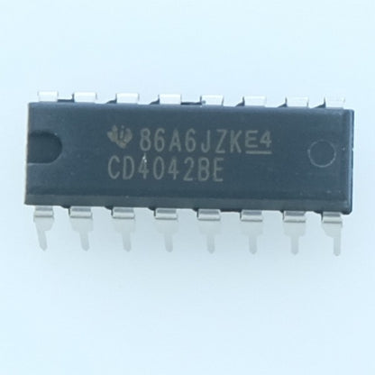 CD4042BE CMOS Quad Clocked 'D' Latch DIP-14 Texas