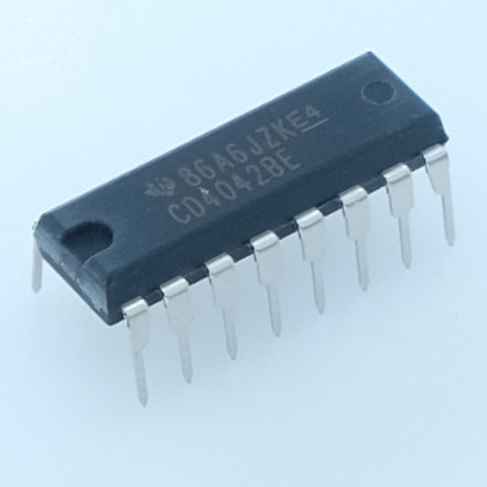 CD4042BE CMOS Quad Clocked 'D' Latch DIP-14 Texas
