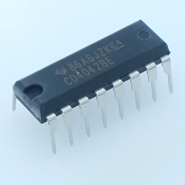 CD4042BE CMOS Quad Clocked 'D' Latch DIP-14 Texas