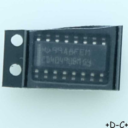 CD4049UBDR CMOS Hex Inverting Buffer/Converter SO-16 Texas RoHS