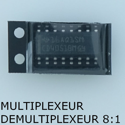 CD4051BM Single 8-Channel Analog Multiplexer-Demultiplexer SO-16 Texas - Distri-Compo