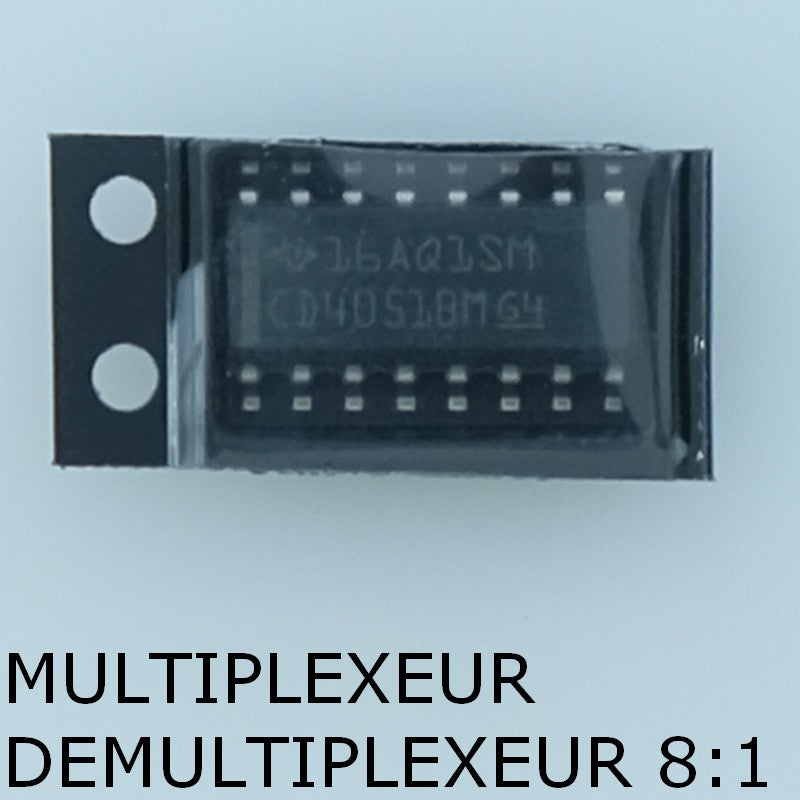 CD4051BM Single 8-Channel Analog Multiplexer-Demultiplexer SO-16 Texas - Distri-Compo