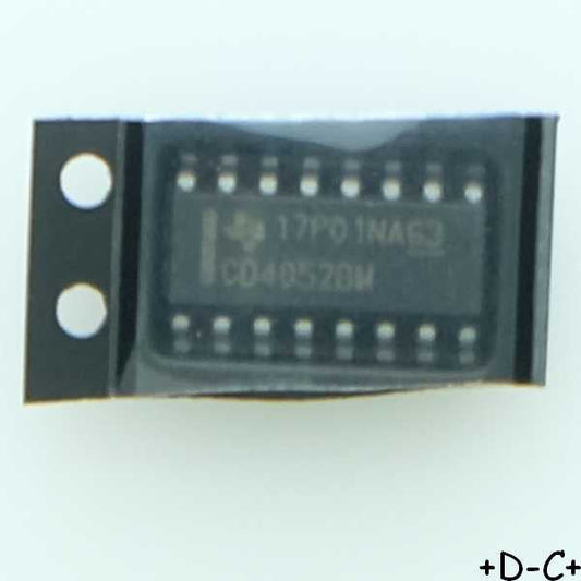 CD4052BM 2-channel general-purpose multiplexer SO-16 Texas RoHS