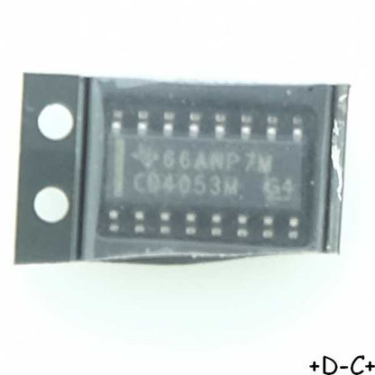 CD4053BM 3-channel analog multiplexer SO-16 Texas RoHS
