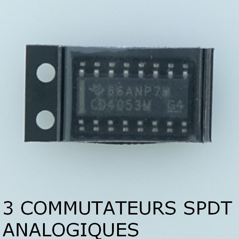 CD4053BM 3-channel analog multiplexer SO-16 Texas - Distri-Compo