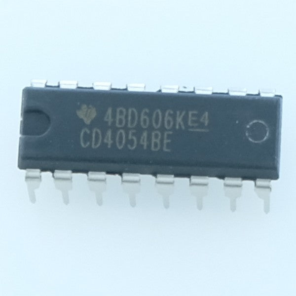 CD4054BE CMOS 4-segment Liquid-Crystal Display driver DIP-16 Texas