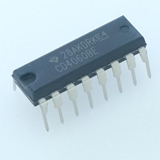 CD4060BE CMOS Compteur binaire 14 bits DIP-16 Texas