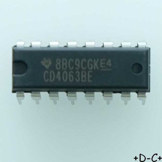CD4063BE 4-Bit Magnitude Comparators  DIP-16 Texas RoHS