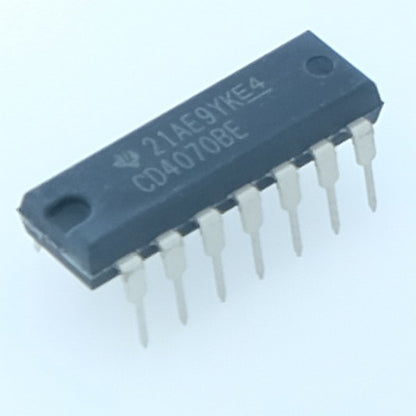 CD4070BE CMOS Quad Exclusive-OR Gate DIP-14 Texas