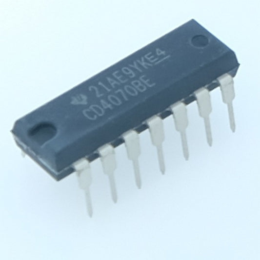 CD4070BE CMOS Quad Exclusive-OR Gate DIP-14 Texas