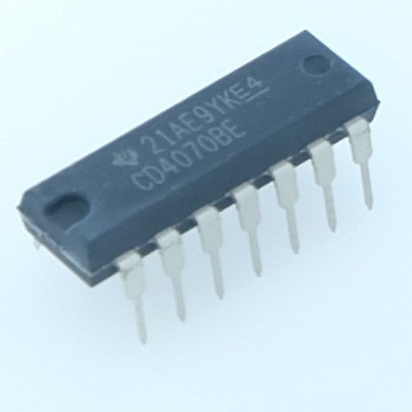 CD4070BE CMOS Quad Exclusive-OR Gate DIP-14 Texas