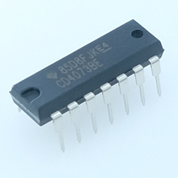 CD4073BE CMOS Triple 3-Input AND Gate DIP-14 Texas - Distri-Compo