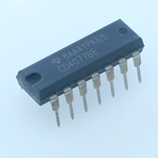 CD4077BE CMOS Quad Exclusive-NOR Gate DIP-14 Texas