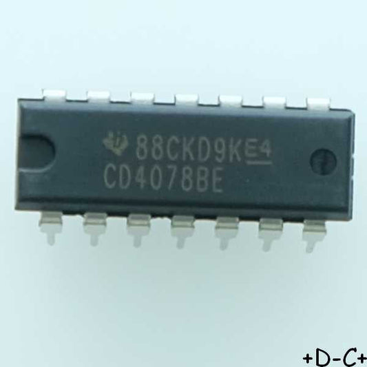 CD4078BE CMOS 8-Input NOR/OR Gate DIP-14 Texas RoHS