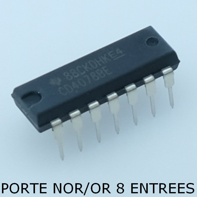 CD4078BE CMOS 8-Input NOR/OR Gate DIP-14 Texas