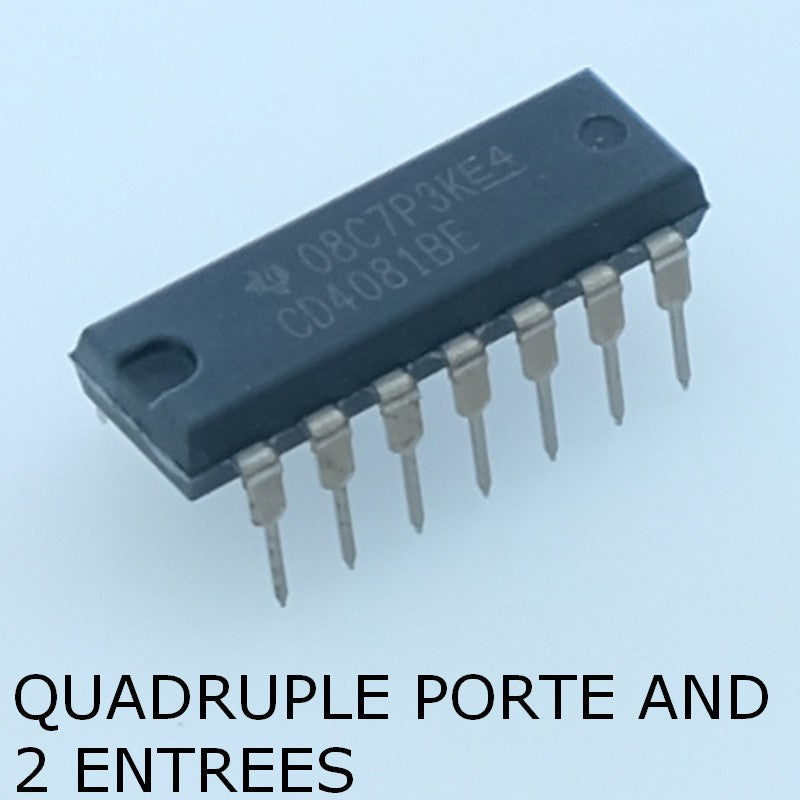 CD4081BE CMOS Quad 2-Input AND Gate DIP-14 Texas - Distri-Compo