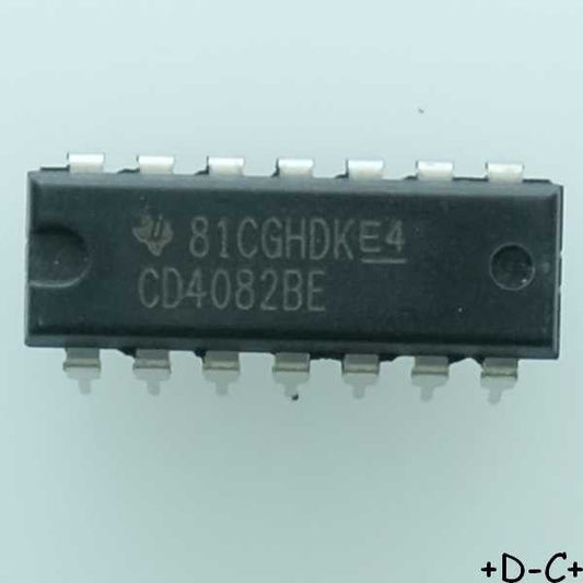 CD4082BE CMOS Dual 4-Input AND Gate DIP-14 Texas RoHS