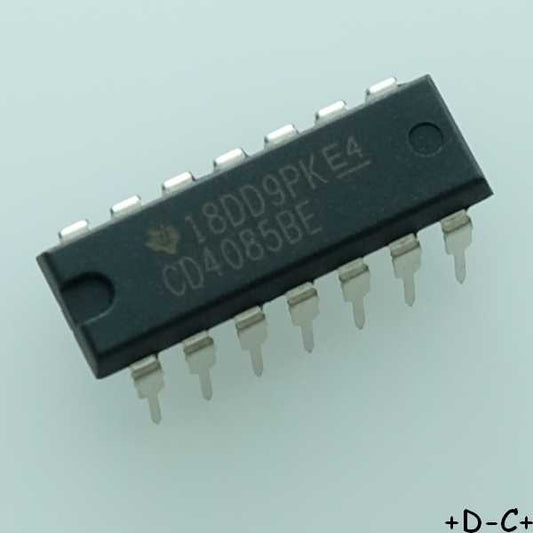 CD4085BE CMOS Dual 2-Wide 2-Input AND-OR-INVERT Gate DIP-14 Texas RoHS