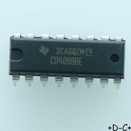 CD4099BE CMOS 8-Bit Addressable Latch DIP-16 Texas RoHS