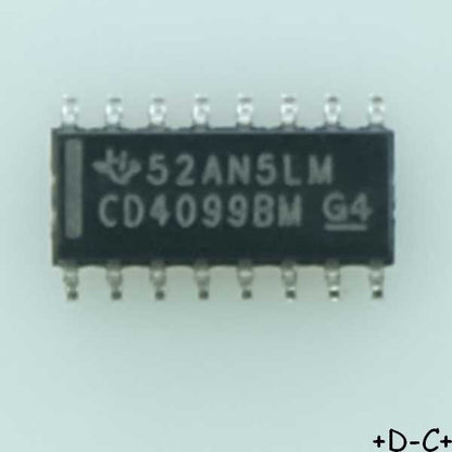 CD4099BM CMOS 8-Bit Addressable Latch SOIC-16 Texas RoHS
