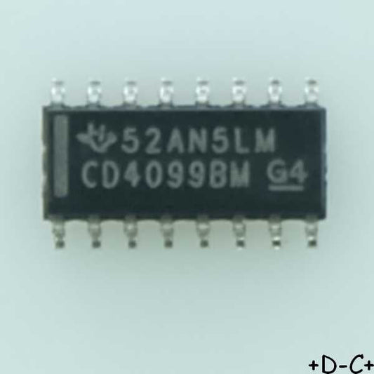 CD4099BM CMOS 8-Bit Addressable Latch SOIC-16 Texas RoHS