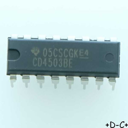 CD4503BE CMOS Sextuple tampon 3 ‚tats DIP-16 Texas RoHS