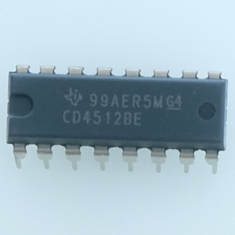 CD4512BE CMOS 8-Channel Data Selector DIP-16 Texas