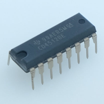 CD4512BE CMOS 8-Channel Data Selector DIP-16 Texas