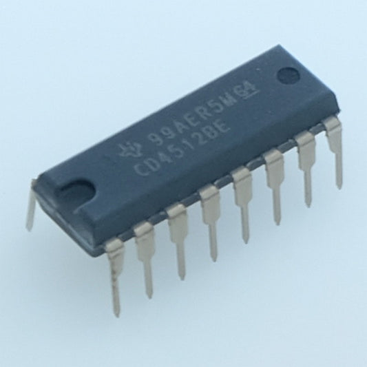 CD4512BE CMOS 8-Channel Data Selector DIP-16 Texas
