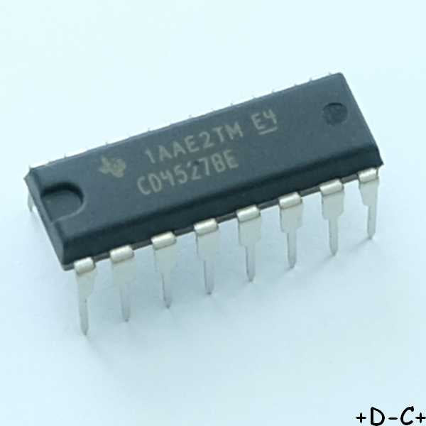 CD4527BE CMOS Multiplificateur de fréquence BCD DIP-16 Texas Instruments