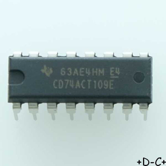 CD74ACT109E Flip Flop JK Type DIP-16 Texas RoHS