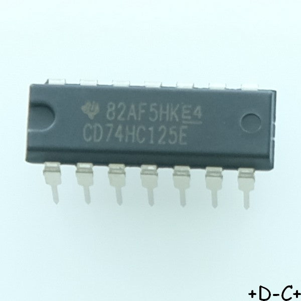 CD74HC125E Buffer Line Driver 4-CH DIP-14 Texas RoHS