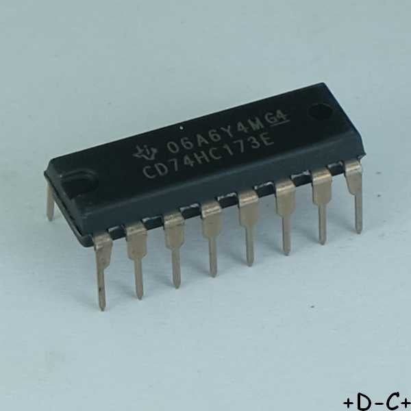 CD74HC173E Flip Flop D-Type Bus Interface DIP-16 Texas
