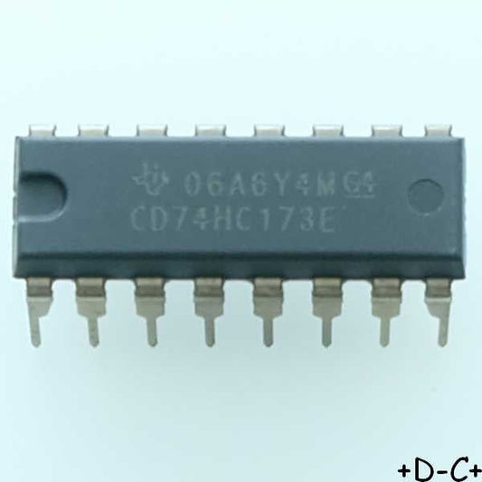 CD74HC173E Flip Flop D-Type Bus Interface DIP-16 Texas RoHS